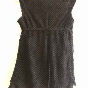 Business casual black tank